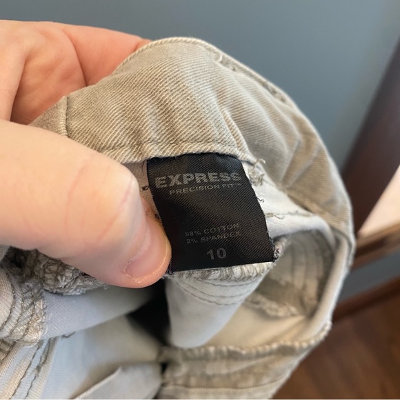 Express Pants Precision Research and Development Gray- SZ 10 - Picture 9 of 10
